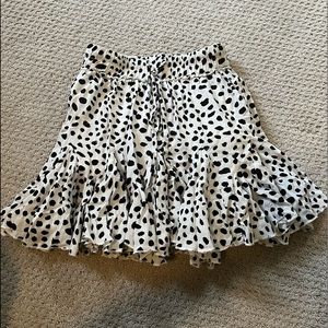 Indikah Ruffle Mini Skirt